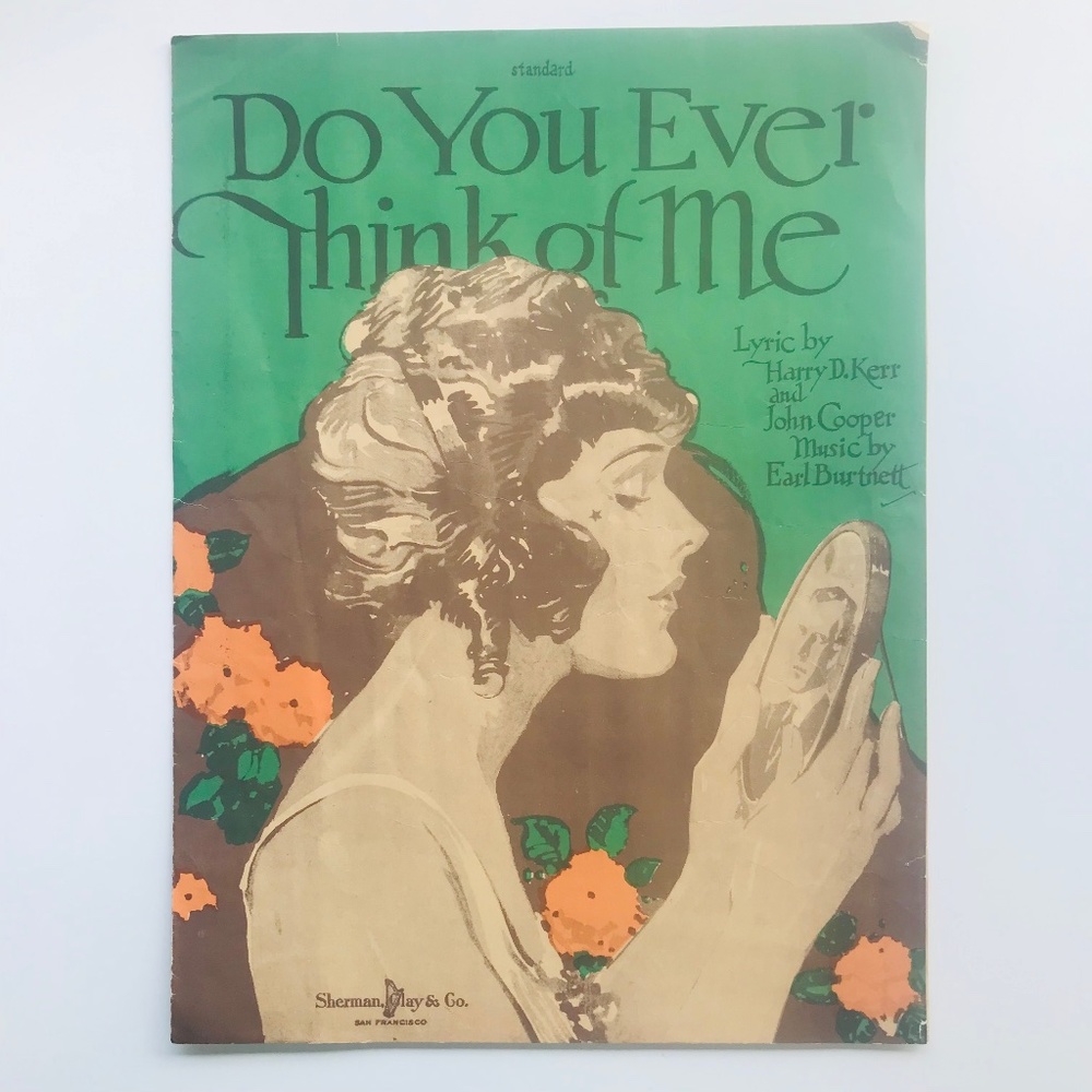 Do You Ever Think Of Me Antique Sheet Music